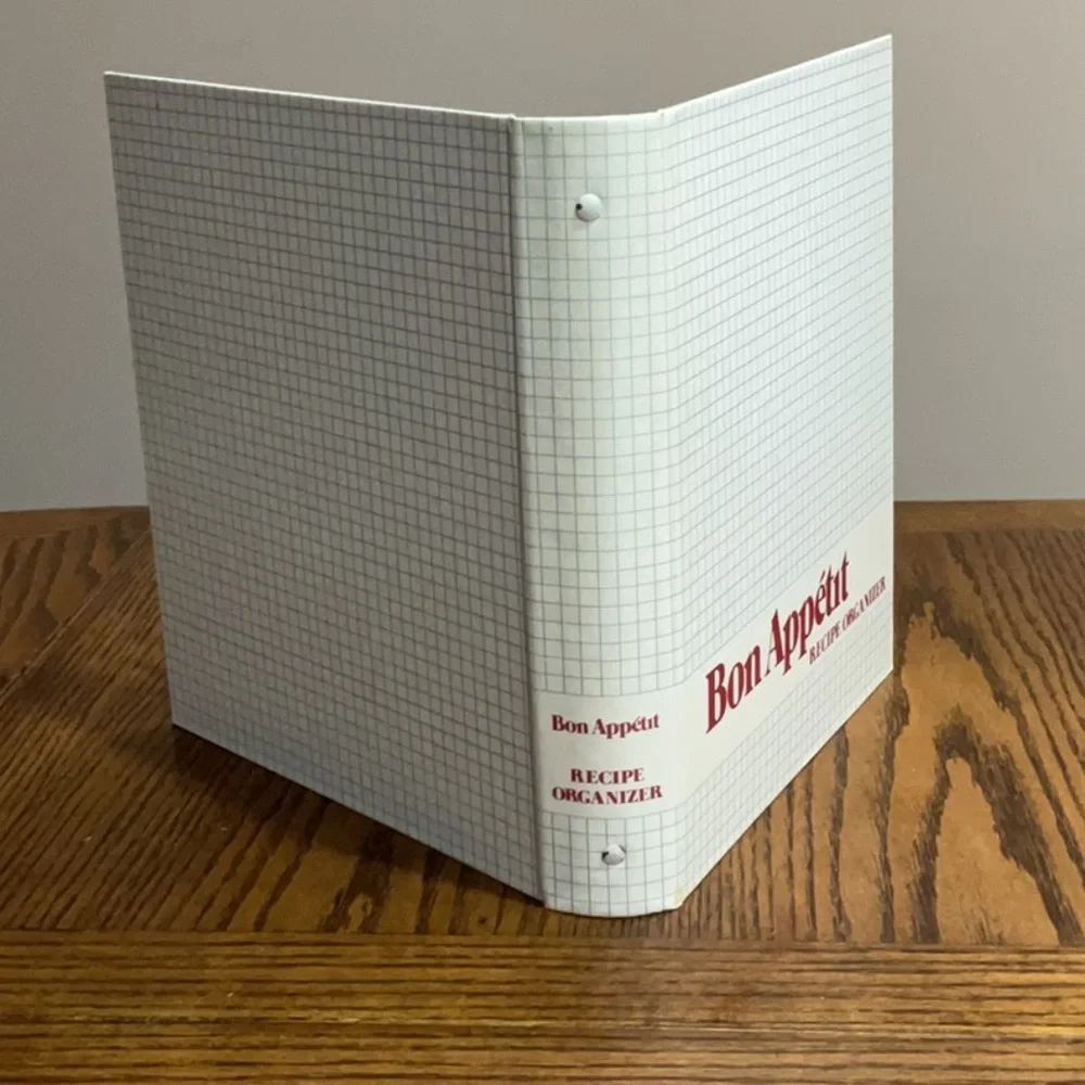 Vintage Bon Appétit Recipe Organizer